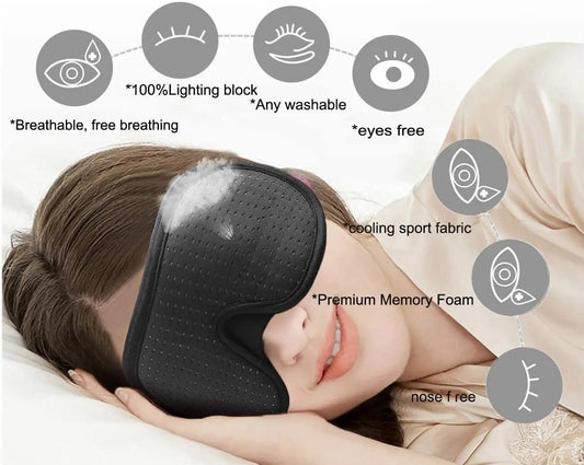 3D Contoured Sleep Mask